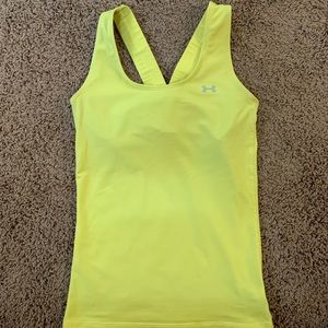 Under Armour Yellow Tank Top, Size XS